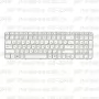 Клавиатура для ноутбука HP Pavilion G6-2249 Белая, с рамкой