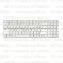 Клавиатура для ноутбука HP Pavilion G6-2292nr Белая, с рамкой