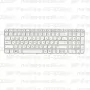 Клавиатура для ноутбука HP Pavilion G6-2320sr Белая, с рамкой