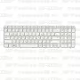 Клавиатура для ноутбука HP Pavilion G6-2335sr Белая, с рамкой