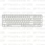 Клавиатура для ноутбука HP Pavilion G6-2338 Белая, с рамкой