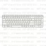Клавиатура для ноутбука HP Pavilion G6-2366sr Белая, с рамкой