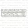 Клавиатура для ноутбука HP Pavilion G6-2389sr Белая, с рамкой