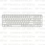 Клавиатура для ноутбука HP Pavilion G6-2391sr Белая, с рамкой