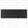 Клавиатура для ноутбука HP Pavilion DV6-3222 Чёрная, с рамкой