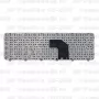 Клавиатура для ноутбука HP Pavilion G6-2108 черная, с рамкой