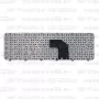 Клавиатура для ноутбука HP Pavilion G6-2252sr черная, с рамкой