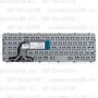 Клавиатура для ноутбука HP 15-d036 Черная, с рамкой