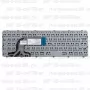 Клавиатура для ноутбука HP 15-d079er Черная, с рамкой