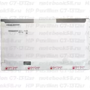 Матрица для ноутбука HP Pavilion G7-1312sr (1600x900 HD+) TN, 40pin, Глянцевая