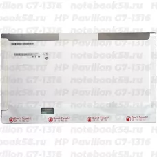 Матрица для ноутбука HP Pavilion G7-1316 (1600x900 HD+) TN, 40pin, Глянцевая