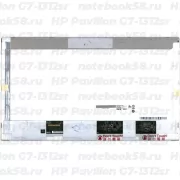 Матрица для ноутбука HP Pavilion G7-1312sr (1600x900 HD+) TN, 40pin, Матовая