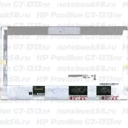 Матрица для ноутбука HP Pavilion G7-1313nr (1600x900 HD+) TN, 40pin, Матовая