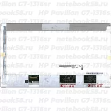 Матрица для ноутбука HP Pavilion G7-1316sr (1600x900 HD+) TN, 40pin, Матовая