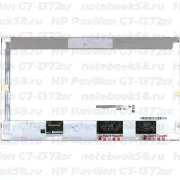 Матрица для ноутбука HP Pavilion G7-1372sr (1600x900 HD+) TN, 40pin, Матовая