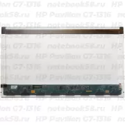 Матрица для ноутбука HP Pavilion G7-1316 (1600x900 HD+) TN, 40pin, Глянцевая