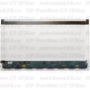 Матрица для ноутбука HP Pavilion G7-1316sr (1600x900 HD+) TN, 40pin, Глянцевая