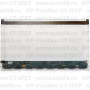 Матрица для ноутбука HP Pavilion G7-1357 (1600x900 HD+) TN, 40pin, Глянцевая