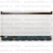Матрица для ноутбука HP Pavilion G7-1372sr (1600x900 HD+) TN, 40pin, Глянцевая