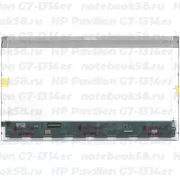Матрица для ноутбука HP Pavilion G7-1314er (1600x900 HD+) TN, 40pin, Глянцевая