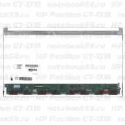 Матрица для ноутбука HP Pavilion G7-1318 (1600x900 HD+) TN, 40pin, Матовая