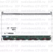Матрица для ноутбука HP Pavilion G7-1375 (1600x900 HD+) TN, 40pin, Матовая