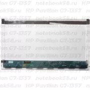 Матрица для ноутбука HP Pavilion G7-1357 (1600x900 HD+) TN, 40pin, Глянцевая