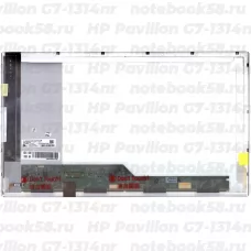Матрица для ноутбука HP Pavilion G7-1314nr (1600x900 HD+) TN, 40pin, Глянцевая