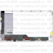 Матрица для ноутбука HP Pavilion G7-1316 (1600x900 HD+) TN, 40pin, Глянцевая