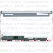Матрица для ноутбука HP Pavilion G7-1313nr (1600x900 HD+) TN, 40pin, Матовая