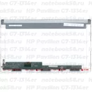 Матрица для ноутбука HP Pavilion G7-1314er (1600x900 HD+) TN, 40pin, Матовая