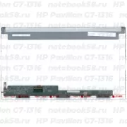 Матрица для ноутбука HP Pavilion G7-1316 (1600x900 HD+) TN, 40pin, Матовая