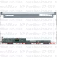 Матрица для ноутбука HP Pavilion G7-1316 (1600x900 HD+) TN, 40pin, Матовая