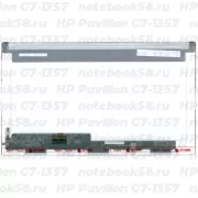 Матрица для ноутбука HP Pavilion G7-1357 (1600x900 HD+) TN, 40pin, Матовая