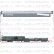 Матрица для ноутбука HP Pavilion G7-1372sr (1600x900 HD+) TN, 40pin, Матовая