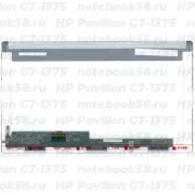 Матрица для ноутбука HP Pavilion G7-1375 (1600x900 HD+) TN, 40pin, Матовая