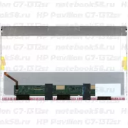 Матрица для ноутбука HP Pavilion G7-1312sr (1600x900 HD+) TN, 40pin, Глянцевая