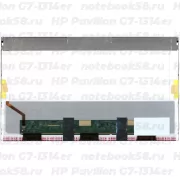 Матрица для ноутбука HP Pavilion G7-1314er (1600x900 HD+) TN, 40pin, Глянцевая