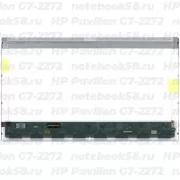 Матрица для ноутбука HP Pavilion G7-2272 (1600x900 HD+) TN, 40pin, Глянцевая