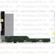 Матрица для ноутбука HP Pavilion G7-1316 (1600x900 HD+) TN, 40pin, Глянцевая