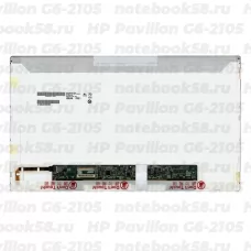 Матрица для ноутбука HP Pavilion G6-2105 (1366x768 HD) TN, 40pin, Глянцевая