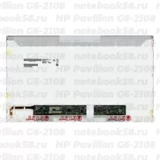 Матрица для ноутбука HP Pavilion G6-2108 (1366x768 HD) TN, 40pin, Глянцевая