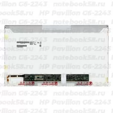 Матрица для ноутбука HP Pavilion G6-2243 (1366x768 HD) TN, 40pin, Глянцевая