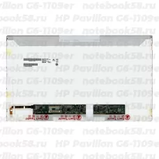 Матрица для ноутбука HP Pavilion G6-1109er (1366x768 HD) TN, 40pin, Глянцевая