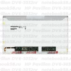Матрица для ноутбука HP Pavilion DV6-3032nr (1366x768 HD) TN, 40pin, Глянцевая