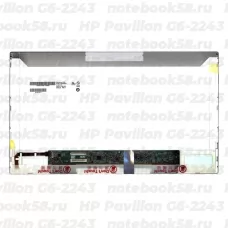Матрица для ноутбука HP Pavilion G6-2243 (1366x768 HD) TN, 40pin, Матовая
