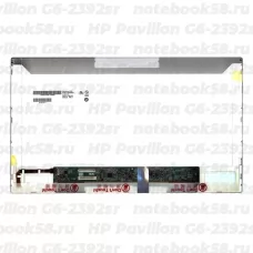 Матрица для ноутбука HP Pavilion G6-2392sr (1366x768 HD) TN, 40pin, Матовая