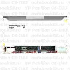 Матрица для ноутбука HP Pavilion G6-1183 (1366x768 HD) TN, 40pin, Матовая