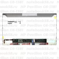 Матрица для ноутбука HP Pavilion G6-1381 (1366x768 HD) TN, 40pin, Матовая