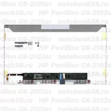 Матрица для ноутбука HP Pavilion G6-2103sr (1366x768 HD) TN, 40pin, Глянцевая